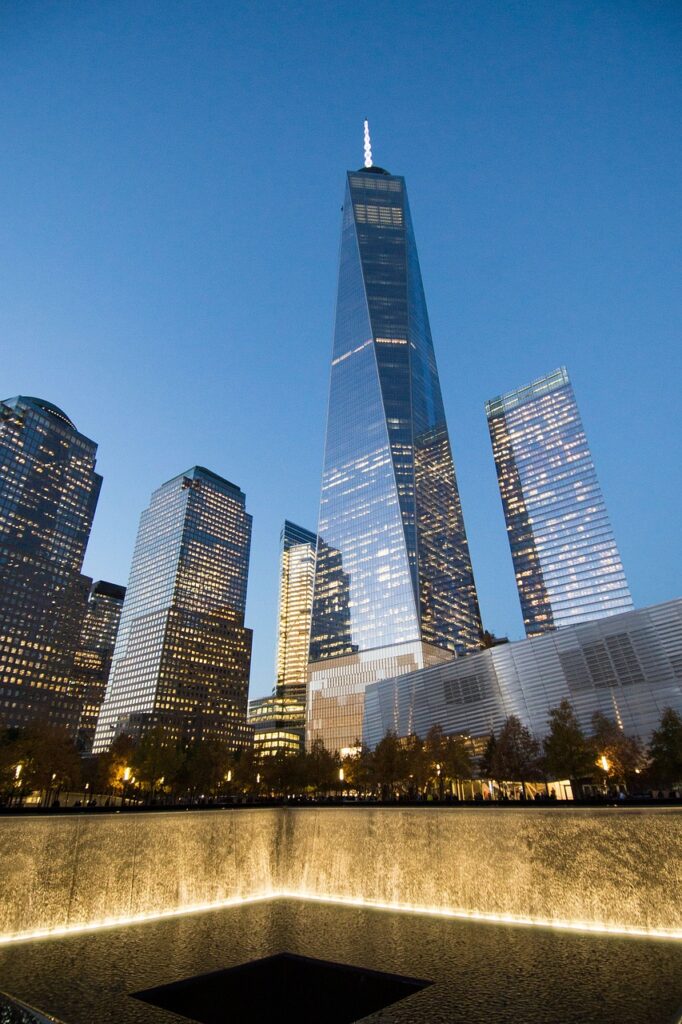 skyscrapers, new york, world trade center